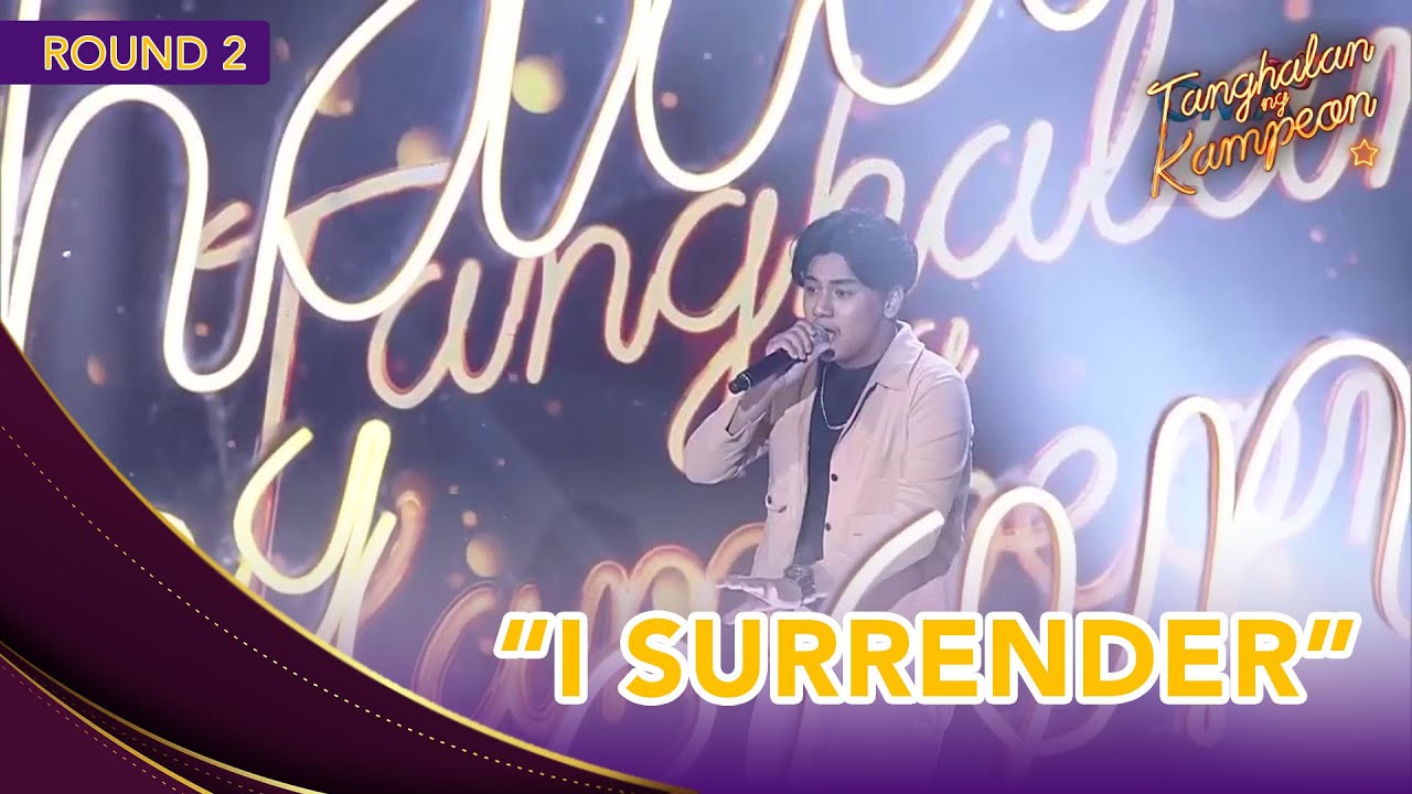 Surrender to the SULTRY vocals of John Yhel Gabonada! | Tanghalan ng Kampeon