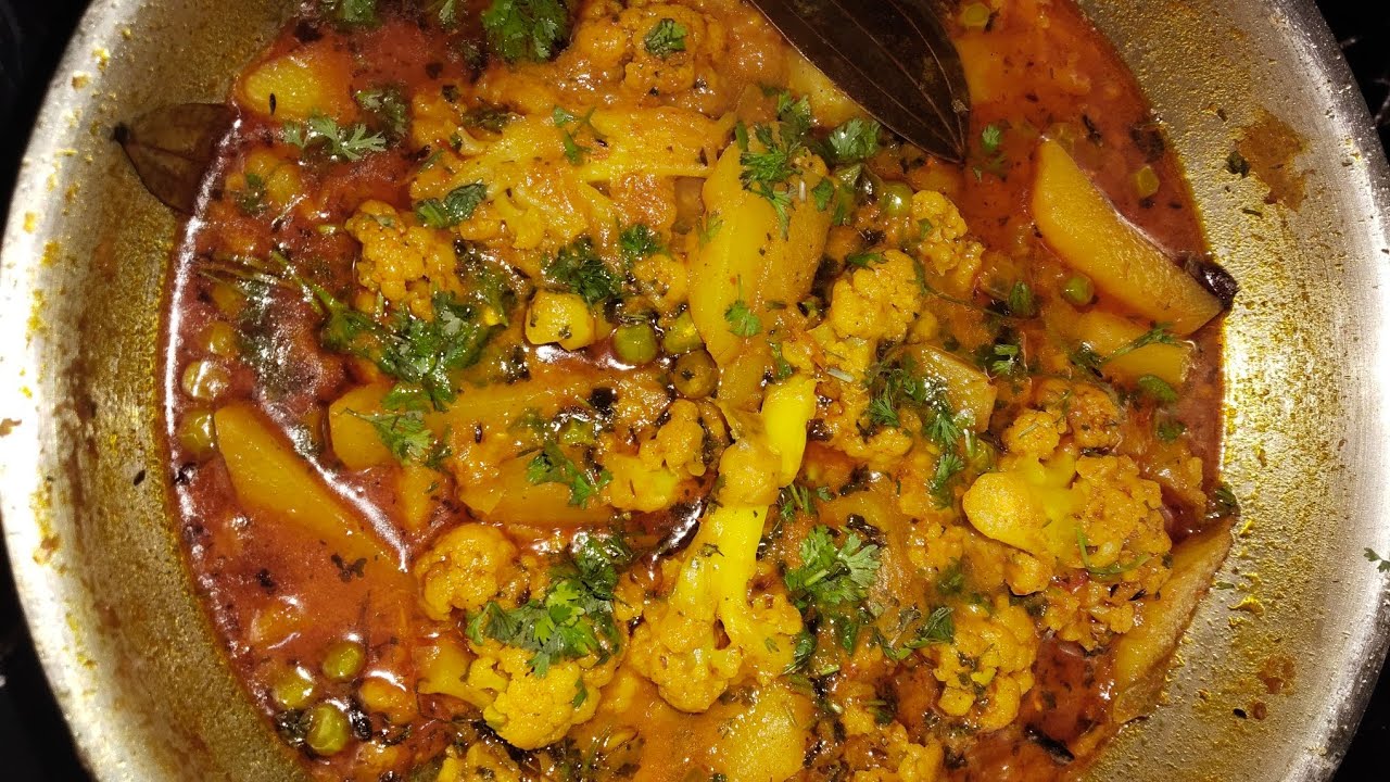 Dhava style aloo gobi aur matar ki masale wali recipe | हलवाई स्टाइल आलू गोभी मटर की सब्जी|