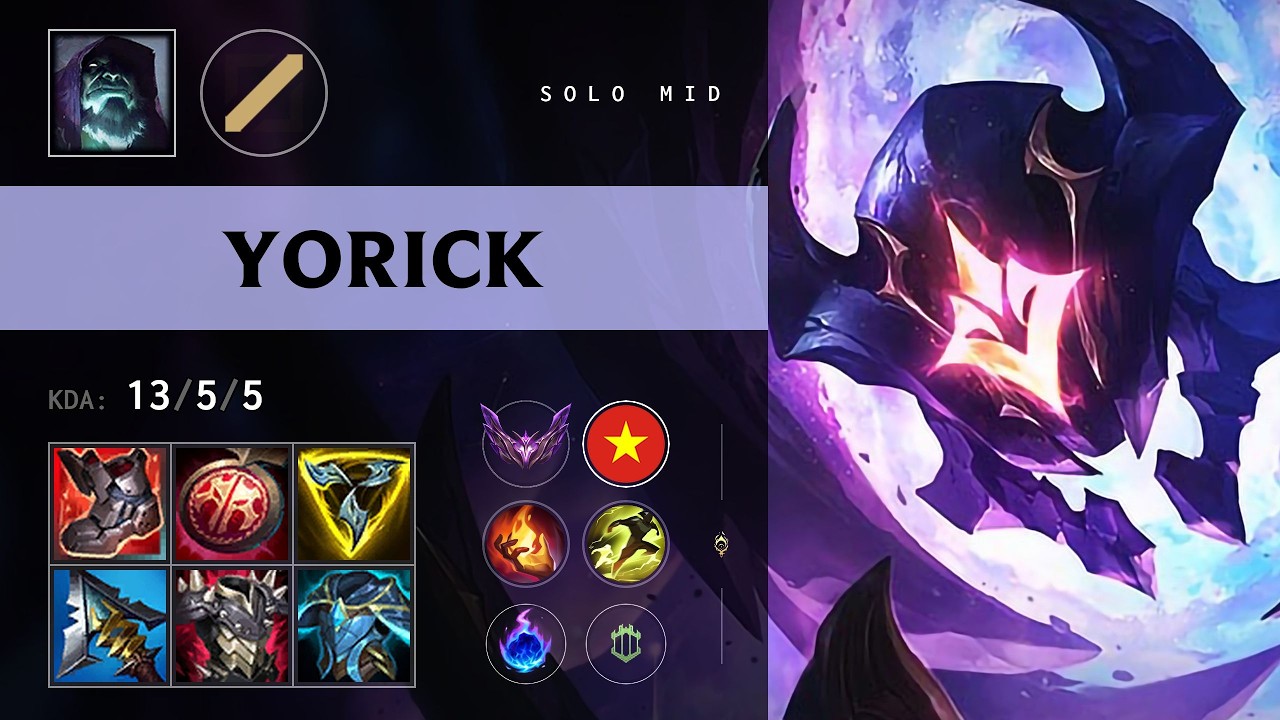 Yorick Mid vs Caitlyn - VN Master Patch 26.14