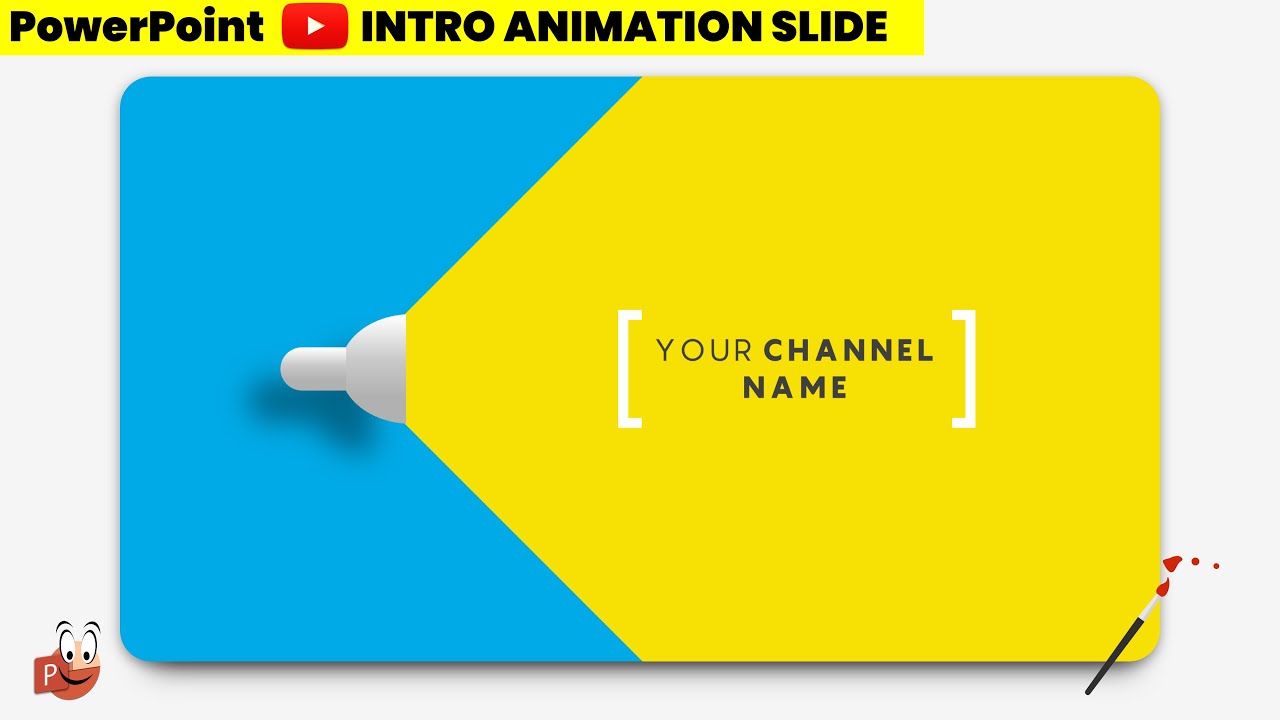 116.PowerPoint YouTube Intro Slide Animation | Business Intro Slide Animation |  intro template