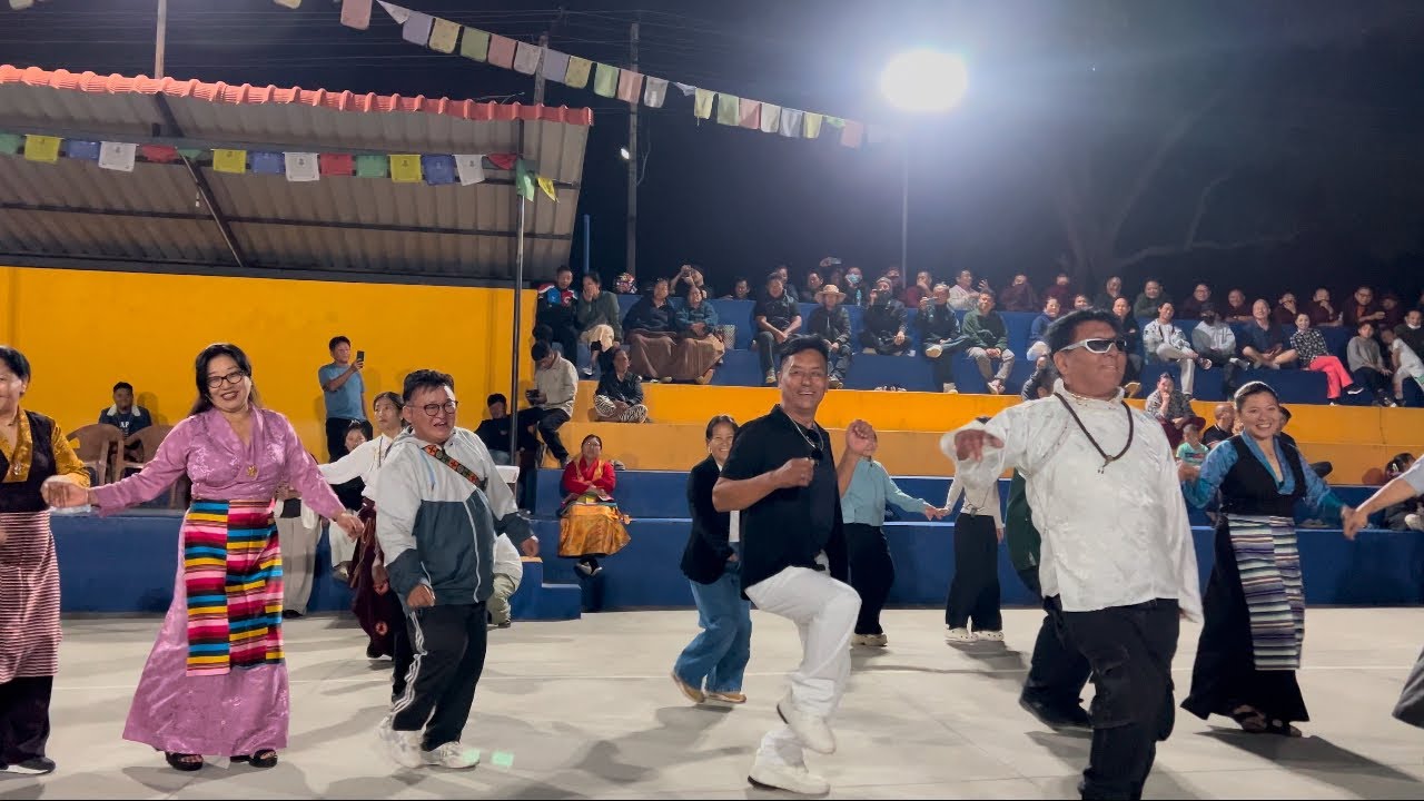 First gorshey of 2025 | Bylakuppe Lhakar Gorshey | 01.01.2025 / #tibetangorshey #lhakar #chalobhumo