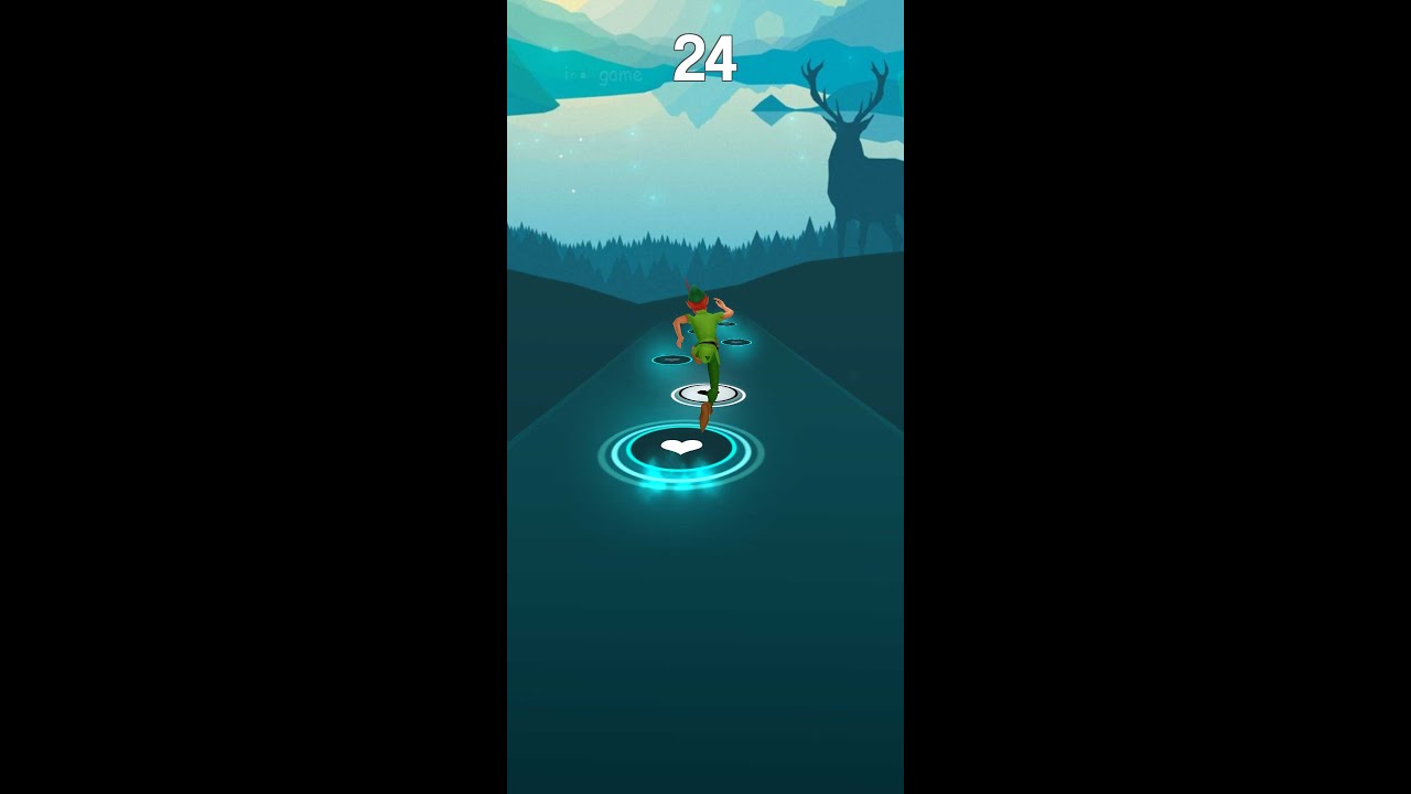 shrek somebody once told me rush tiles magic hop - android game - music gameplay