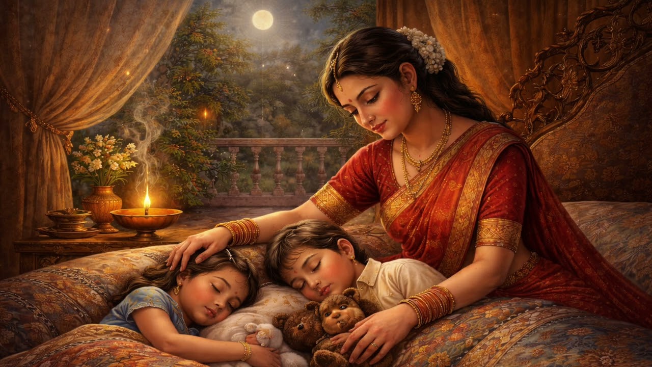 Mother’s Love & Raga Yaman | Peaceful Indian music for Deep Sleep
