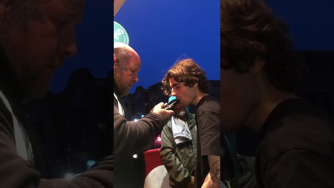 Nobody is getting past little Dave&rsquo;s radio breathalyser 😂 #fyp #funny