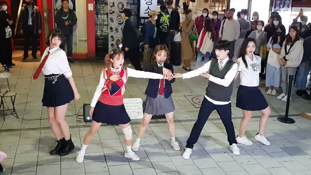 20221005 hongdae busking 홍대 중국인 한국유학생 댄스팀 #엠아이씨(MIC) 버스킹 01 - TOMBOY _ (G)I-DLE