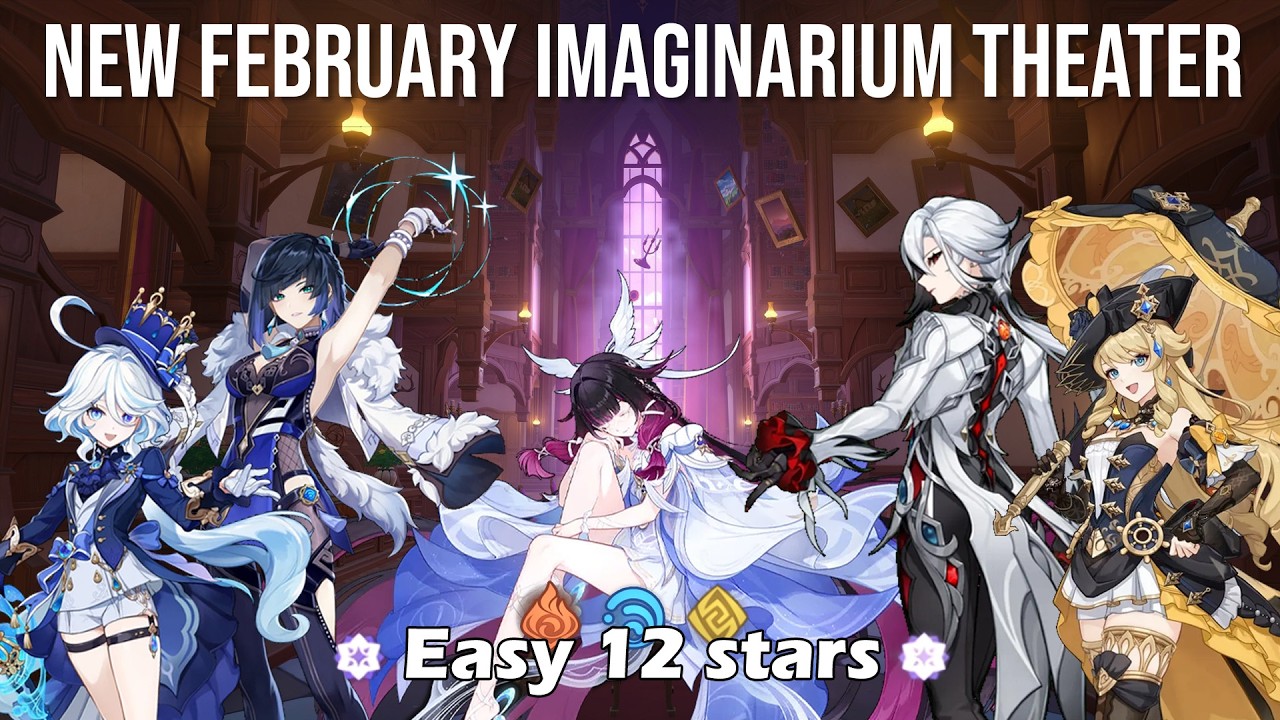(6.3) NEW February Imaginarium Theater - Lunar Mode | Genshin Impact