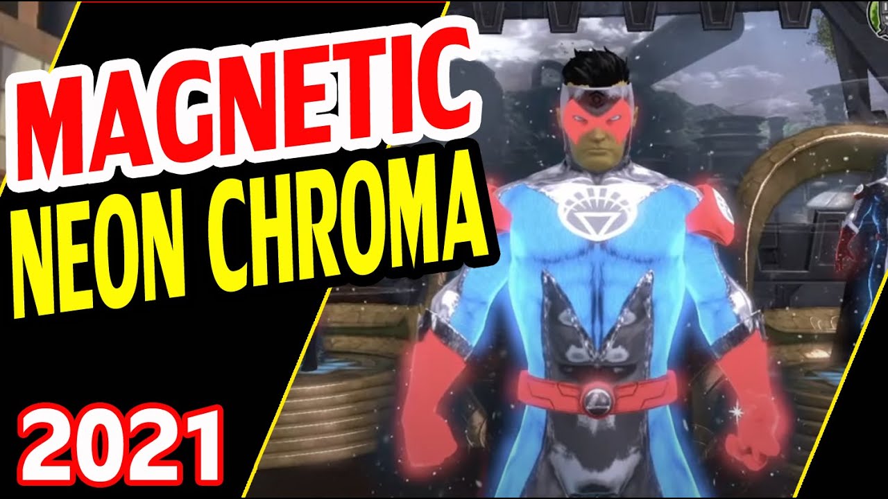 DCUO Magnetic Neon Chroma Material