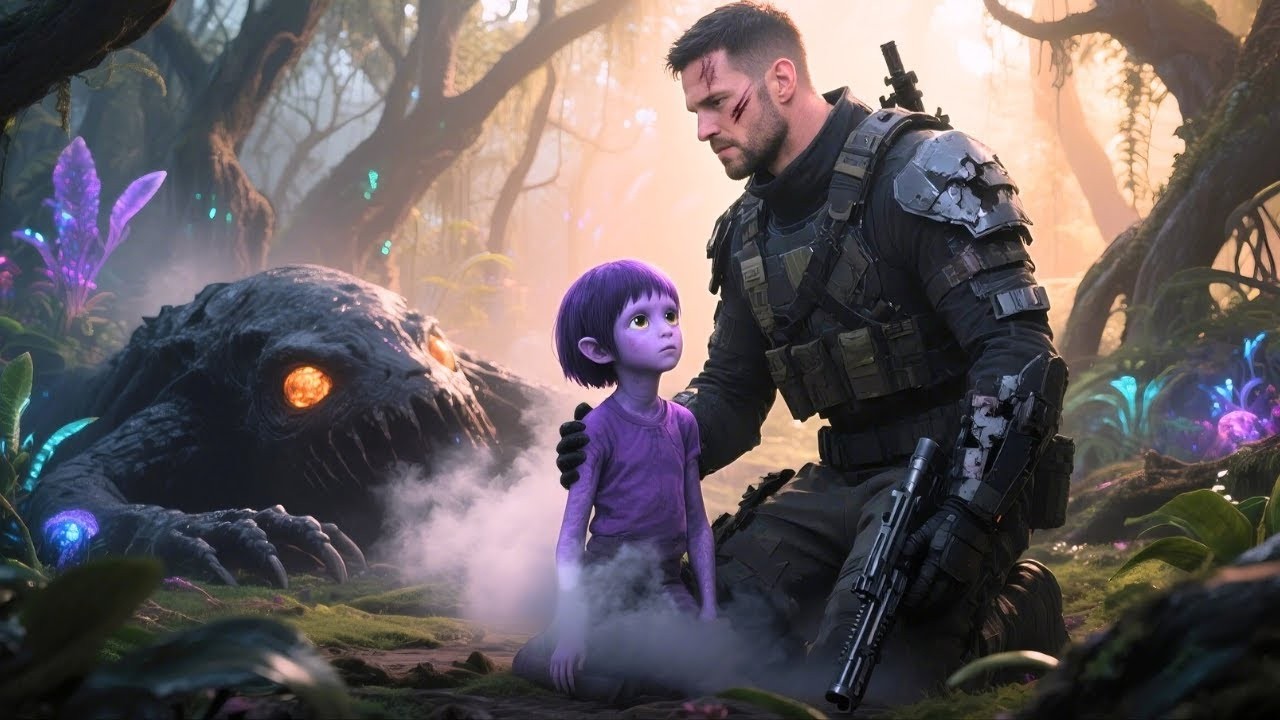 Left to Die Among Monsters, the Little Alien Cried—Until a Human Took Her Hand, Sci Fi Storie