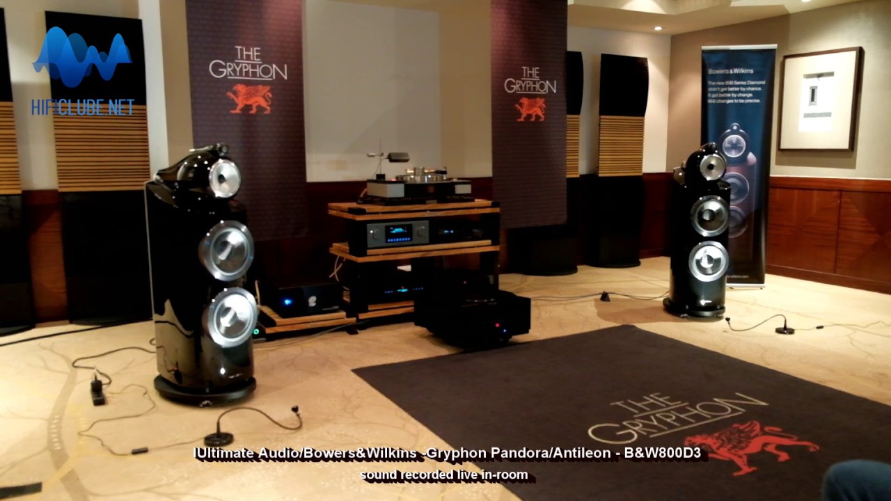 Audioshow 2019 - Lisbon - Ultimate Audio - Gryphon Antileon - B&W 800D3