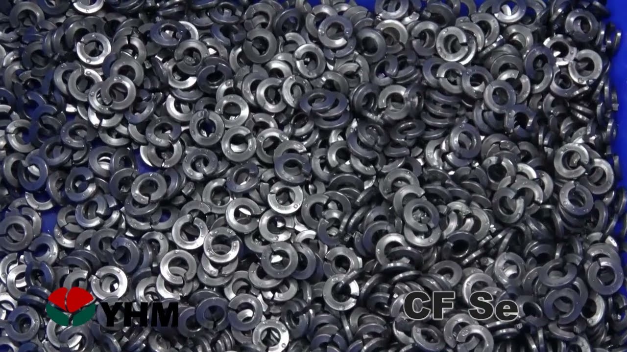 Arandela de resorte O.D 11.52mm｜Máquinas de muelles de compresión CNC CF-330-270ppm｜YHM