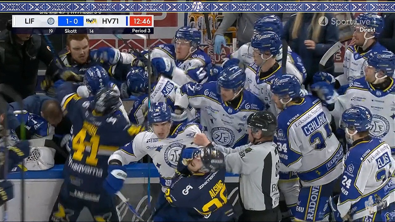 SANSL&Ouml;ST DRAMA I SLUTSEKUNDERNA OCH HETA K&Auml;NSLOR I LEKSANDS SHL-SORTI! Leksand-HV71 24 mars 2026