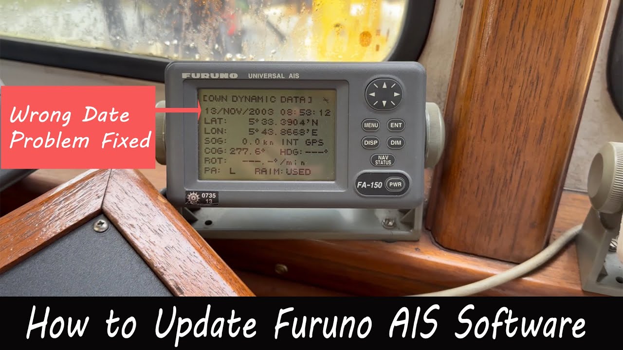 How to Update Furuno FA150 AIS Software