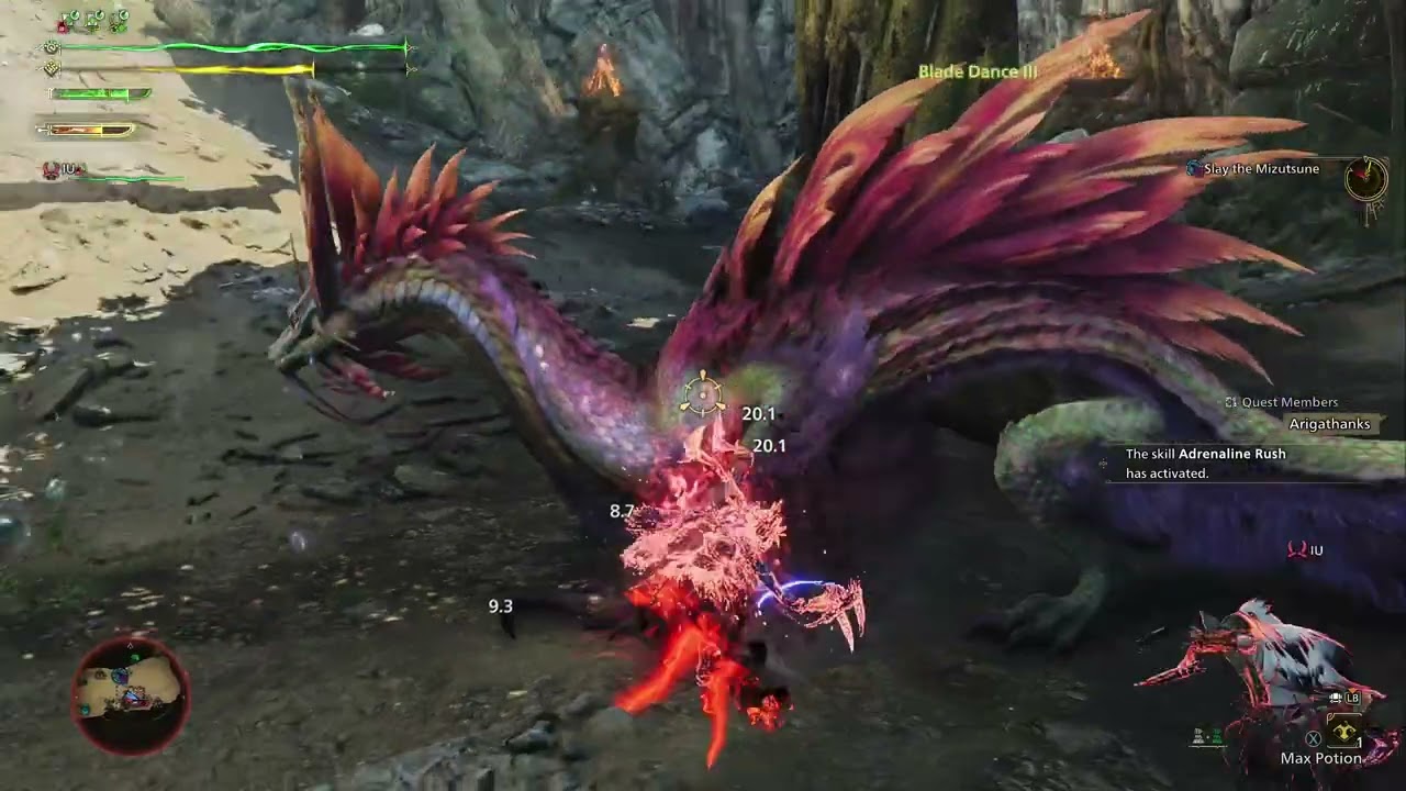[MHWilds] Mizutsune | Dual Blades Duo | Fleeting Bubbles
