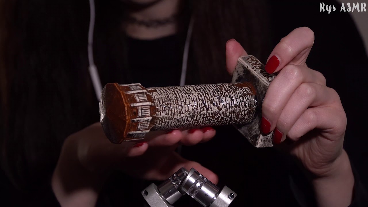ASMR│Scratching│Ridged and Textured Items