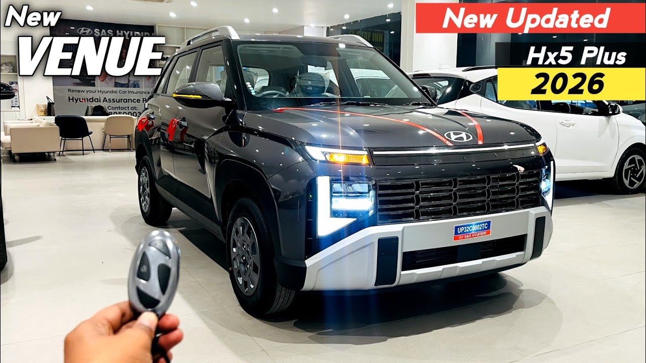 New Updated Hyundai VENUE Hx5 Plus 2026 ❣️| मात्र ₹9.99 लाख में Venue का New मोस्ट VFM Variant 🤑|