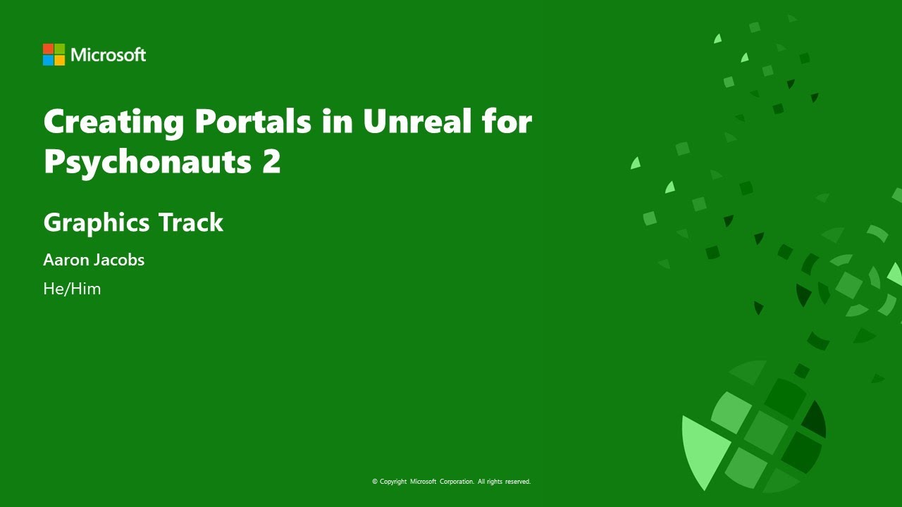 Creating Portals in Unreal for Psychonauts 2