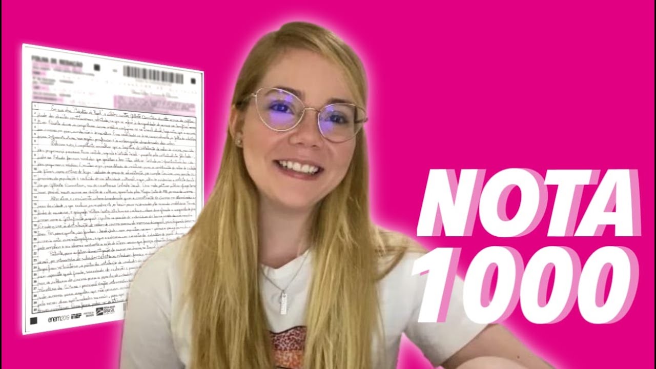 LENDO MINHA REDAÇÃO NOTA MIL DO ENEM 2019! Vitória Castro