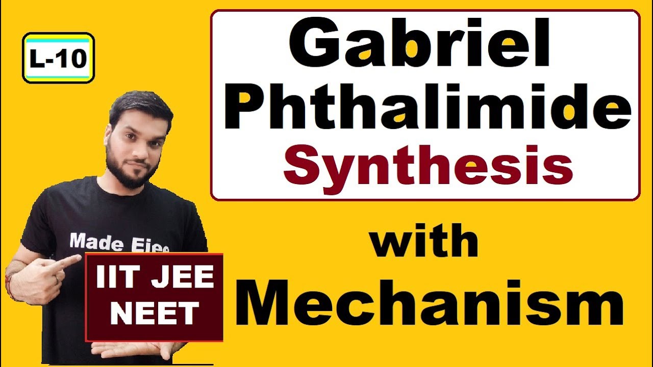 (L-10) Mechanism of Gabriel Phethalimid synthesis || Easy to learn || NEET JEE