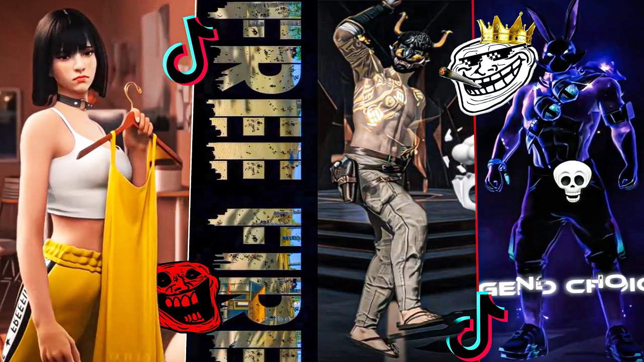 WORLD BEST FREE FIRE EDIT VIDEO☠️🥶| FREE FIRE EPIC TROLL FACE VIRAL VIDEO🗿🥵
