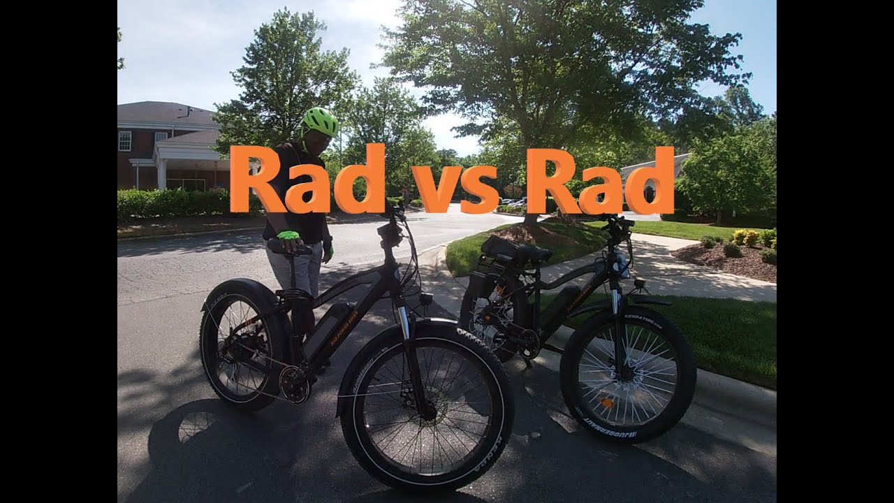 Upgraded Rad Rover ebike vs Stock Rad Rover