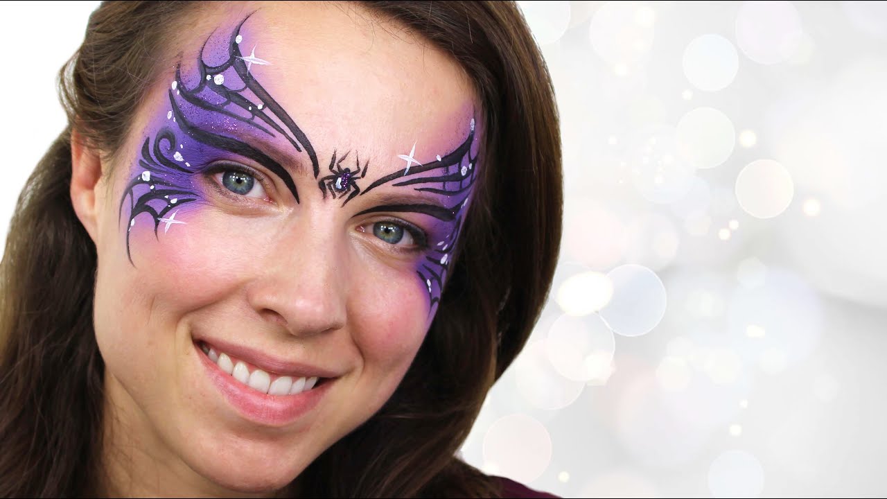 Simple Halloween Witch Face Painting For Beginners