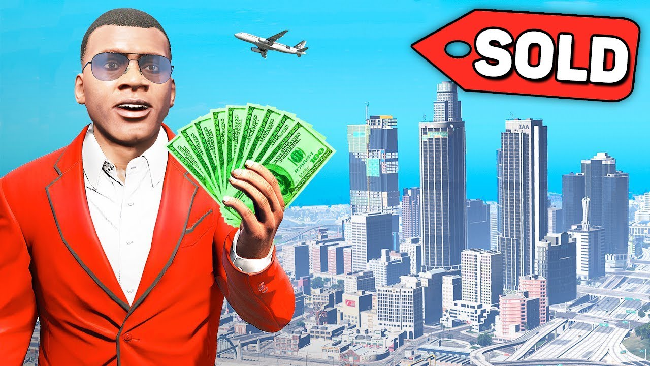 ФРАНКЛИН КУПИЛ ЛОС САНТОС в GTA 5! (Моды)