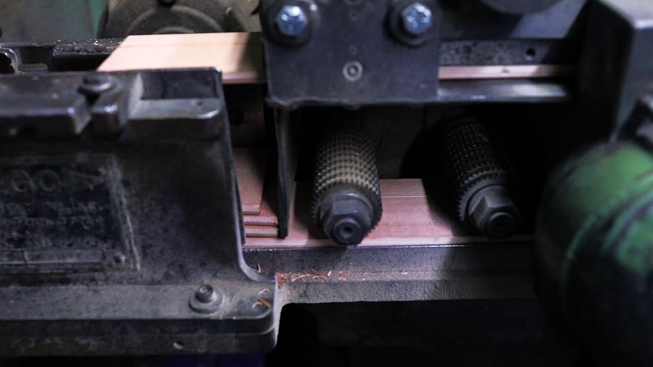 Pencil Slats Get Grooves : The Making of a Pencil : Musgrave Pencil Company