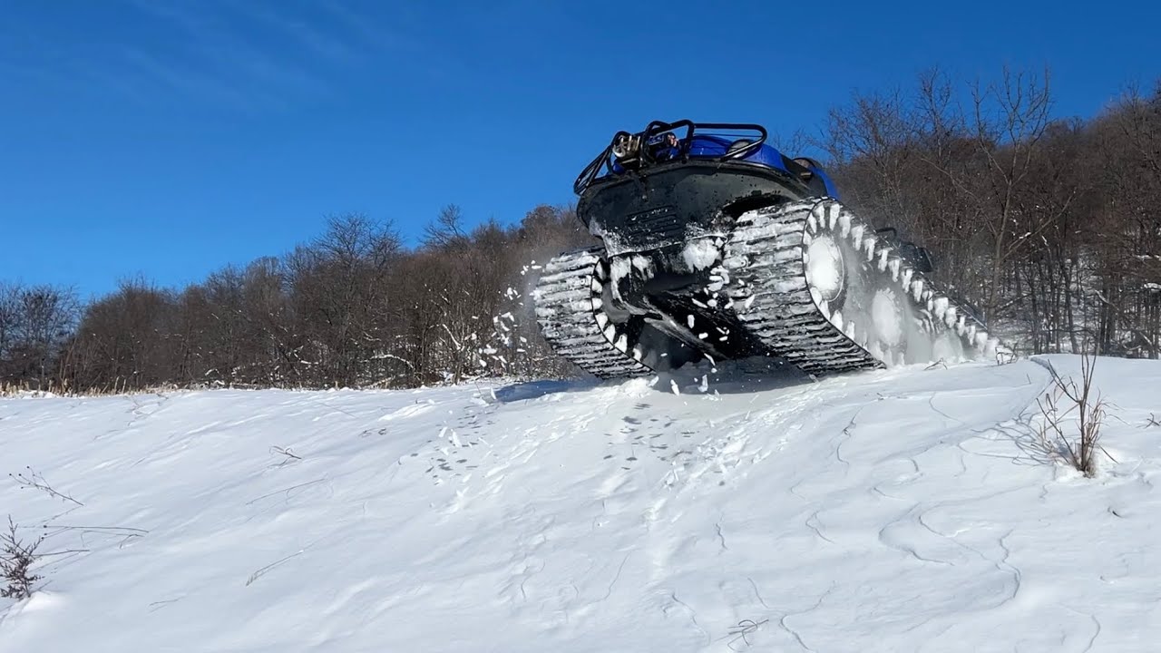 Argo Avenger SNOW adventure!! This thing cannot get stuck