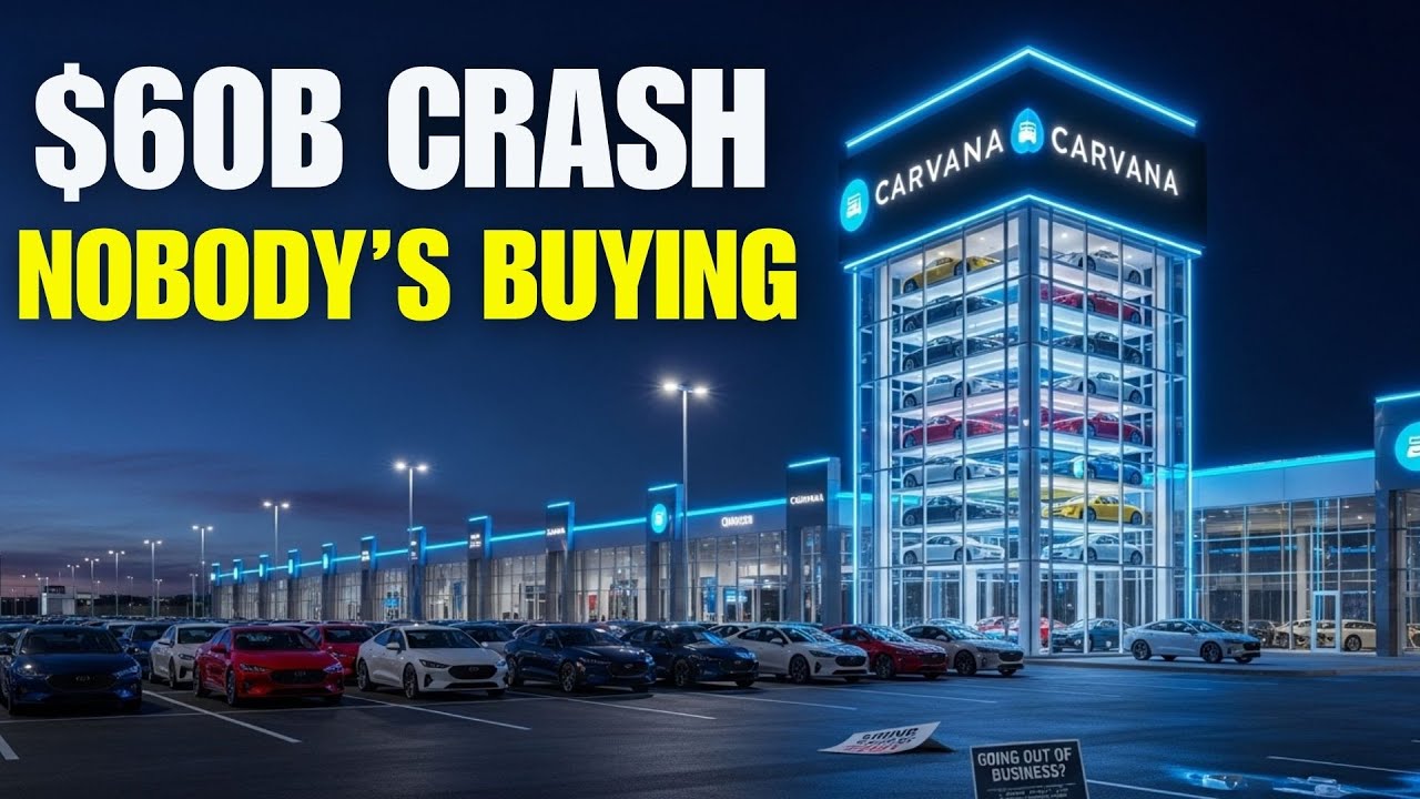 Carvana&rsquo;s $60B Crash &mdash; The Online Car Dream Is Dead