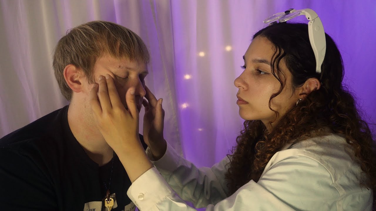 ASMR Facial Exam | Real Person Dermatologist Roleplay (Unintentional Style)
