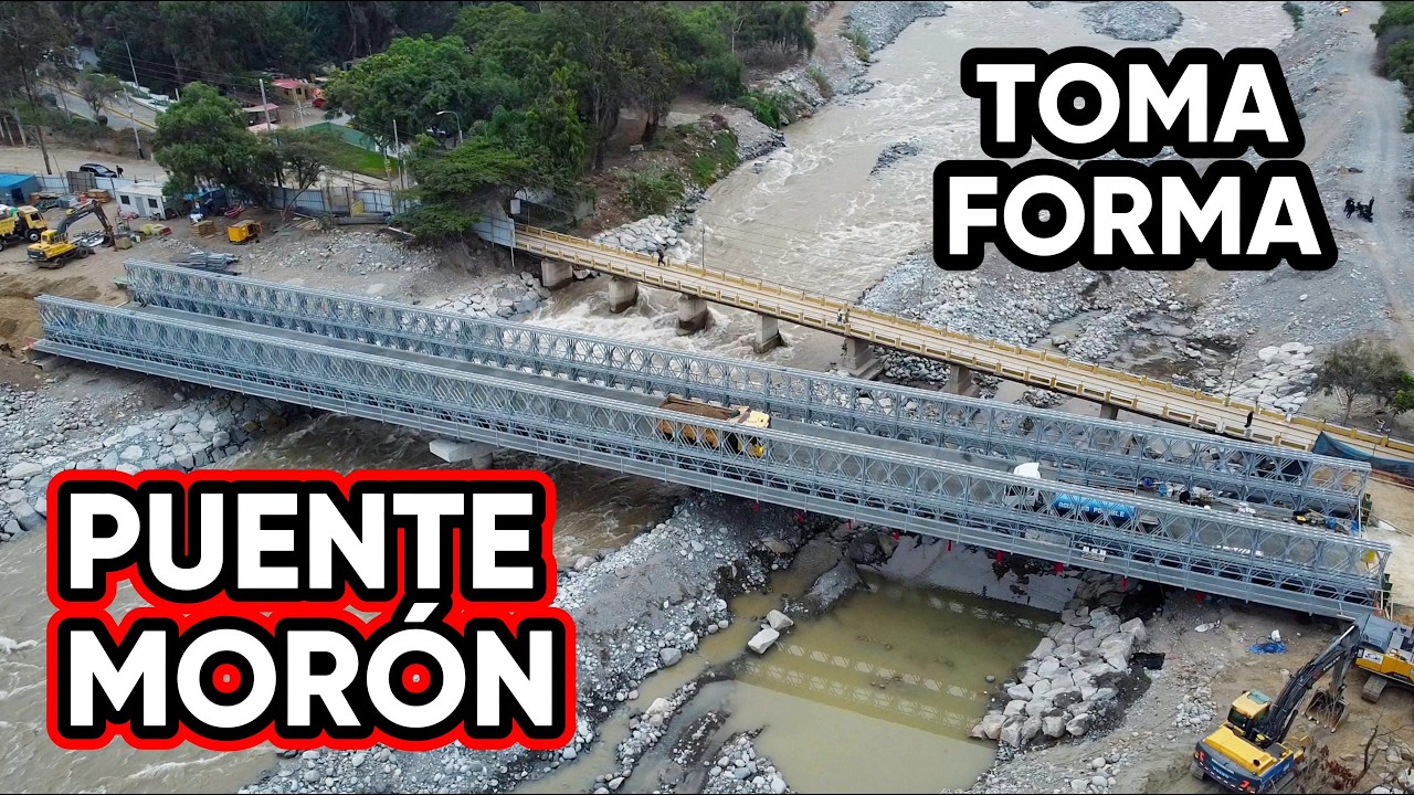 🚧 PUENTE MORÓN TOMA FORMA | AVANCES y ENROCADO bajo el puente – Febrero 2026