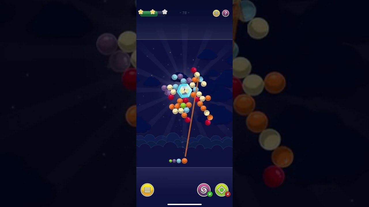 Bubble Cloud level 78 tips and tricks game play video