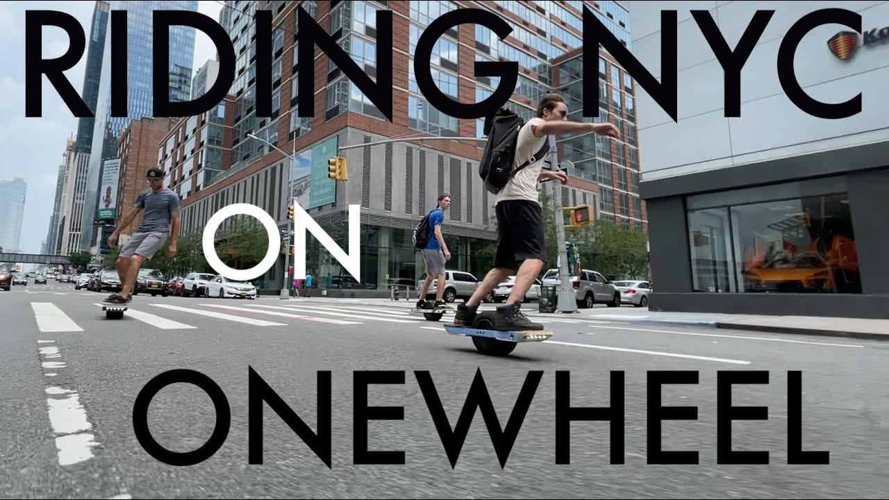 Cruising thru NYC on Onewheel XR with Adam Bell + Branden LaCour