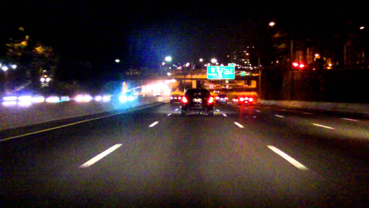 Washington, D.C. Freeway Tour westbound (Night)
