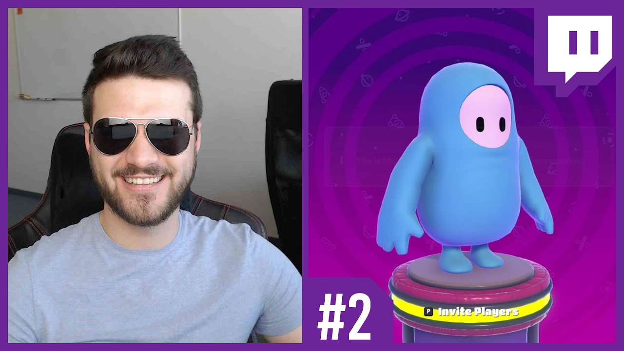 Ki marad fent a legvégén? Fall Guys JustVidmannel! #2 /// 2021.06.02.