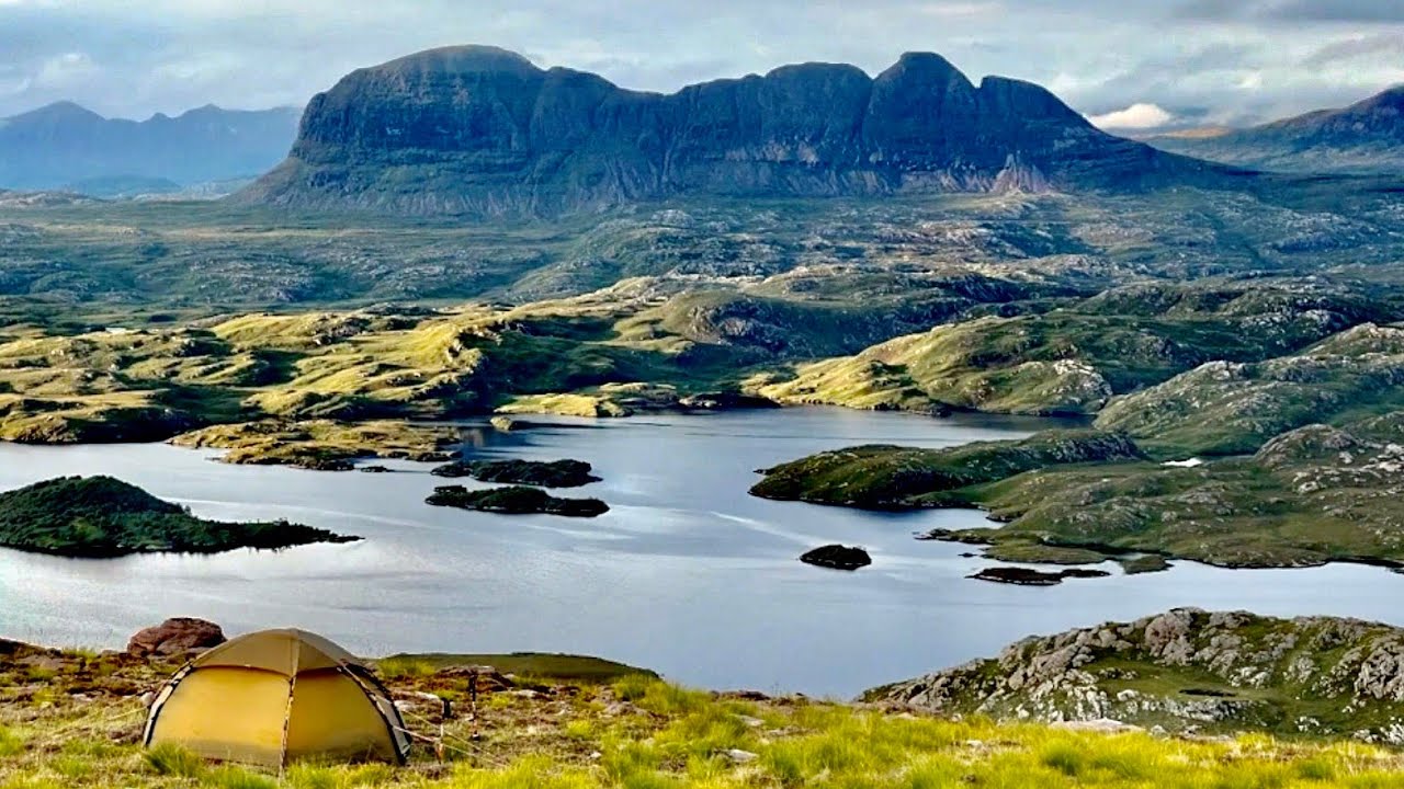 Assynt Wild Camping in the Shadow of Stac Pollaidh
