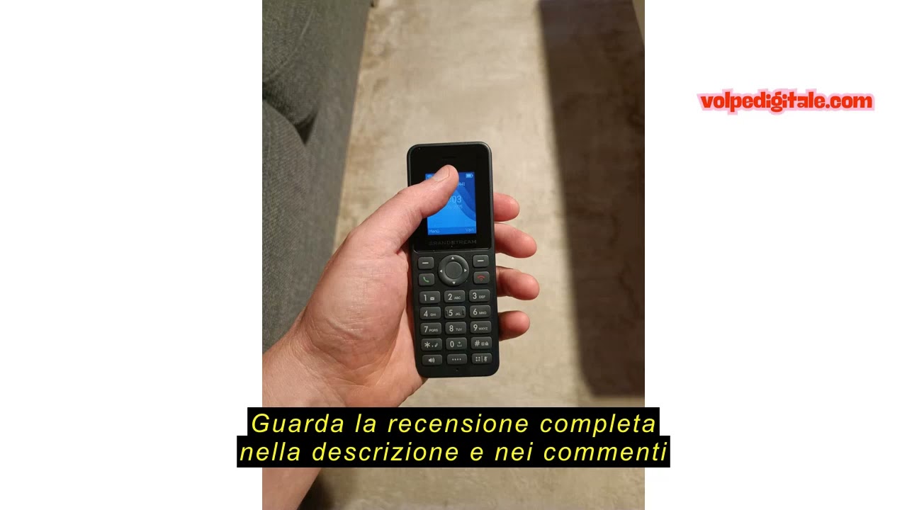 Recensione del Grandstream WP816 - Telefono wireless IP Wi-Fi con doppia banda integrata 802.11a/b/g