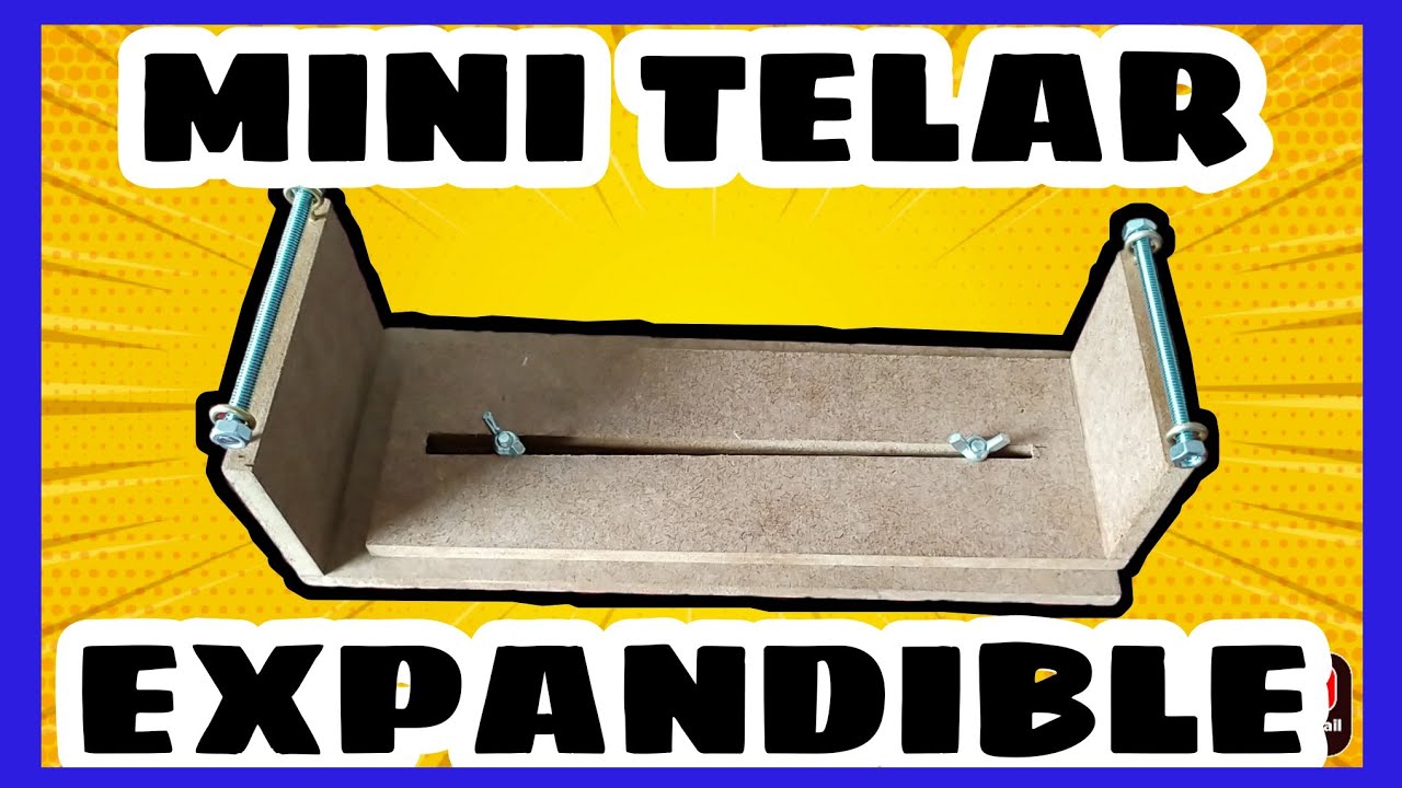 MINI TELAR EXPANDIBLE... para manillas, collar, tobilleras, aretes, llaveros pequeños. #Mostacillas