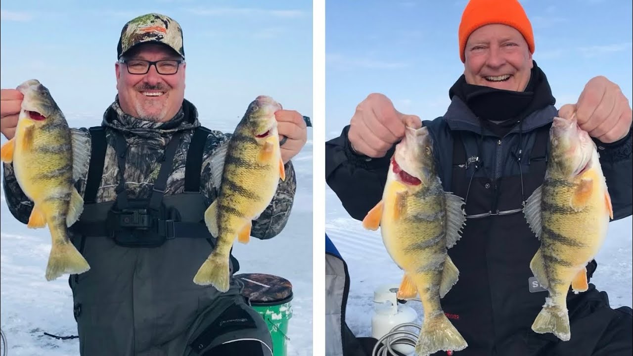 Saginaw Bay Late February Jumbo Perch