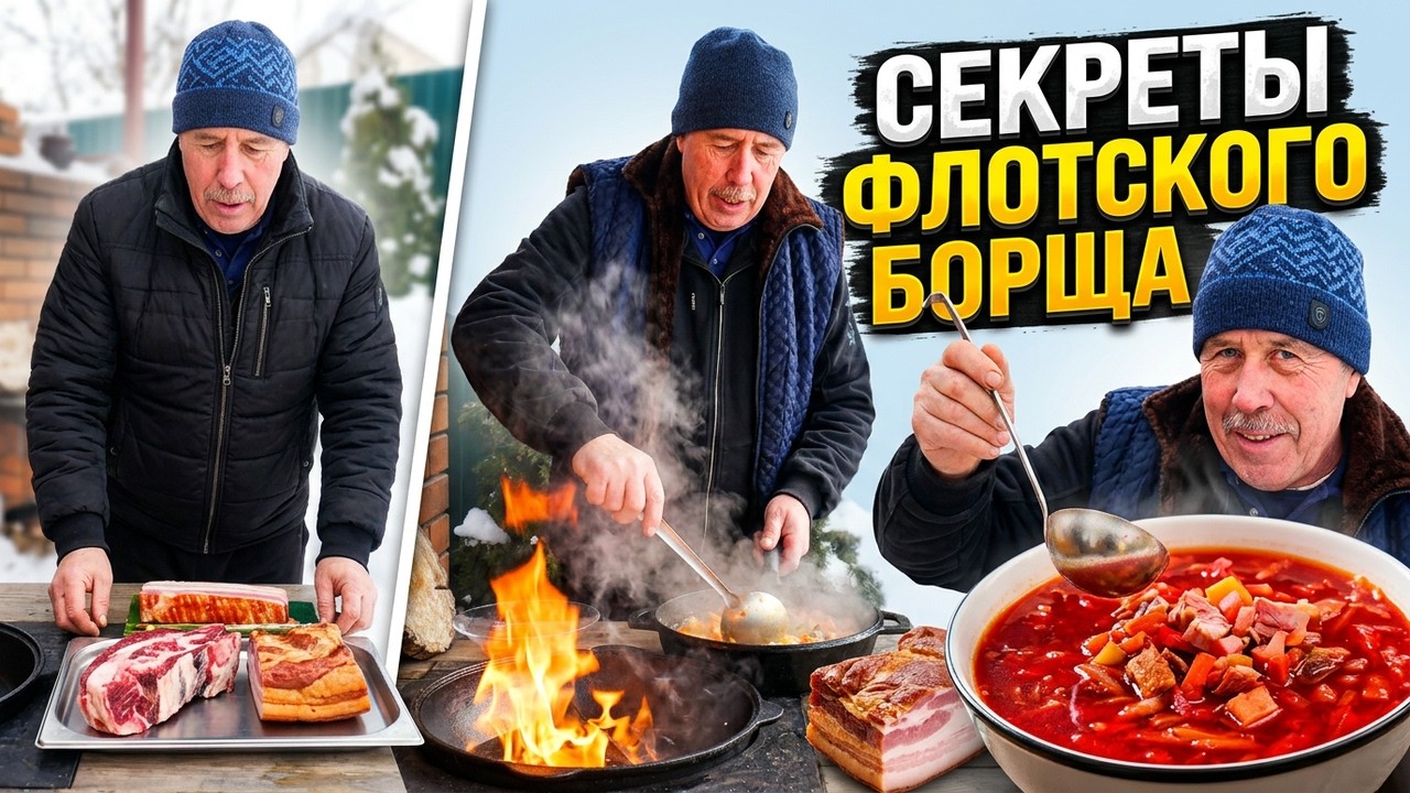 Тот Самый Флотский Борщ! Бывший кок раскрывает все секреты