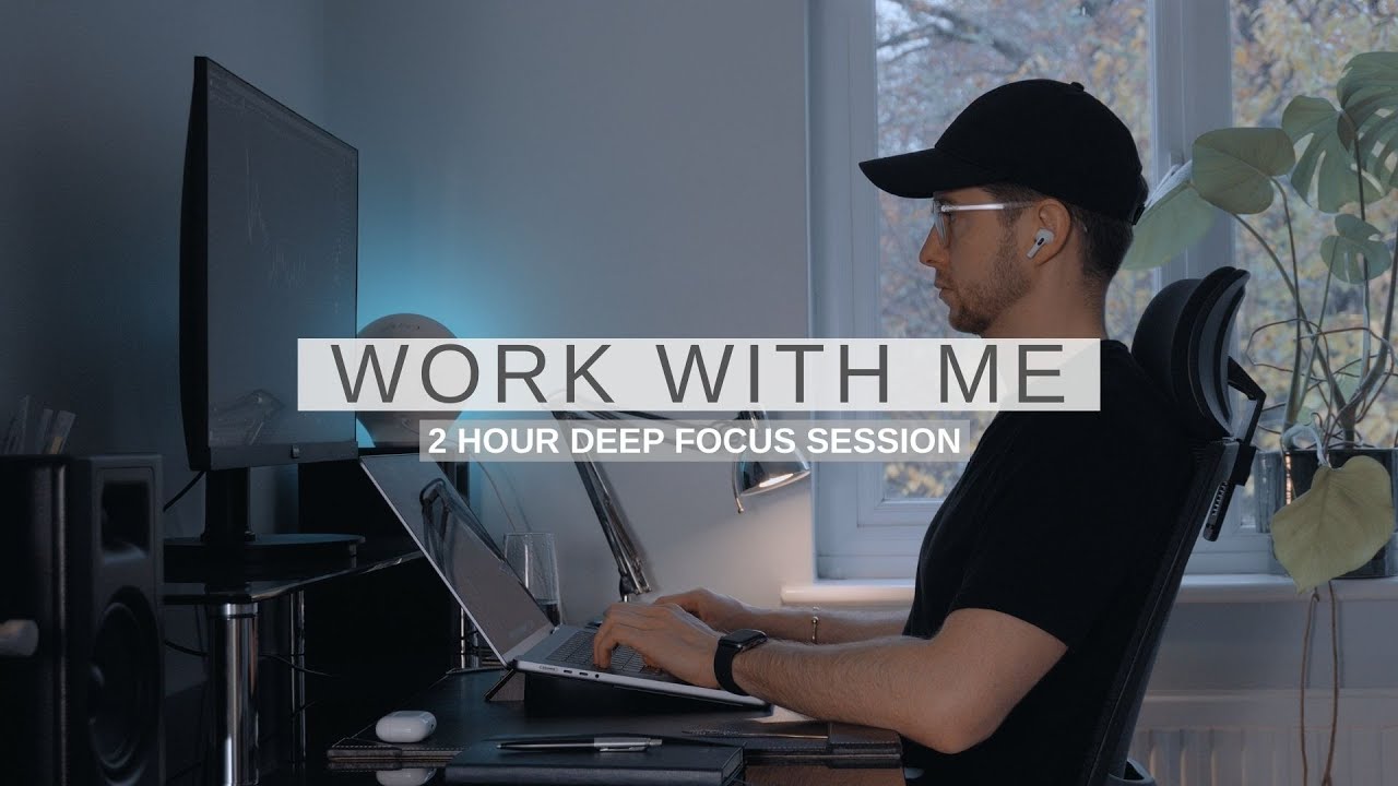 Work With Me | 2 Hour Pomodoro Focus & Study Session With Lo-Fi Productivity Music | 50-10-50