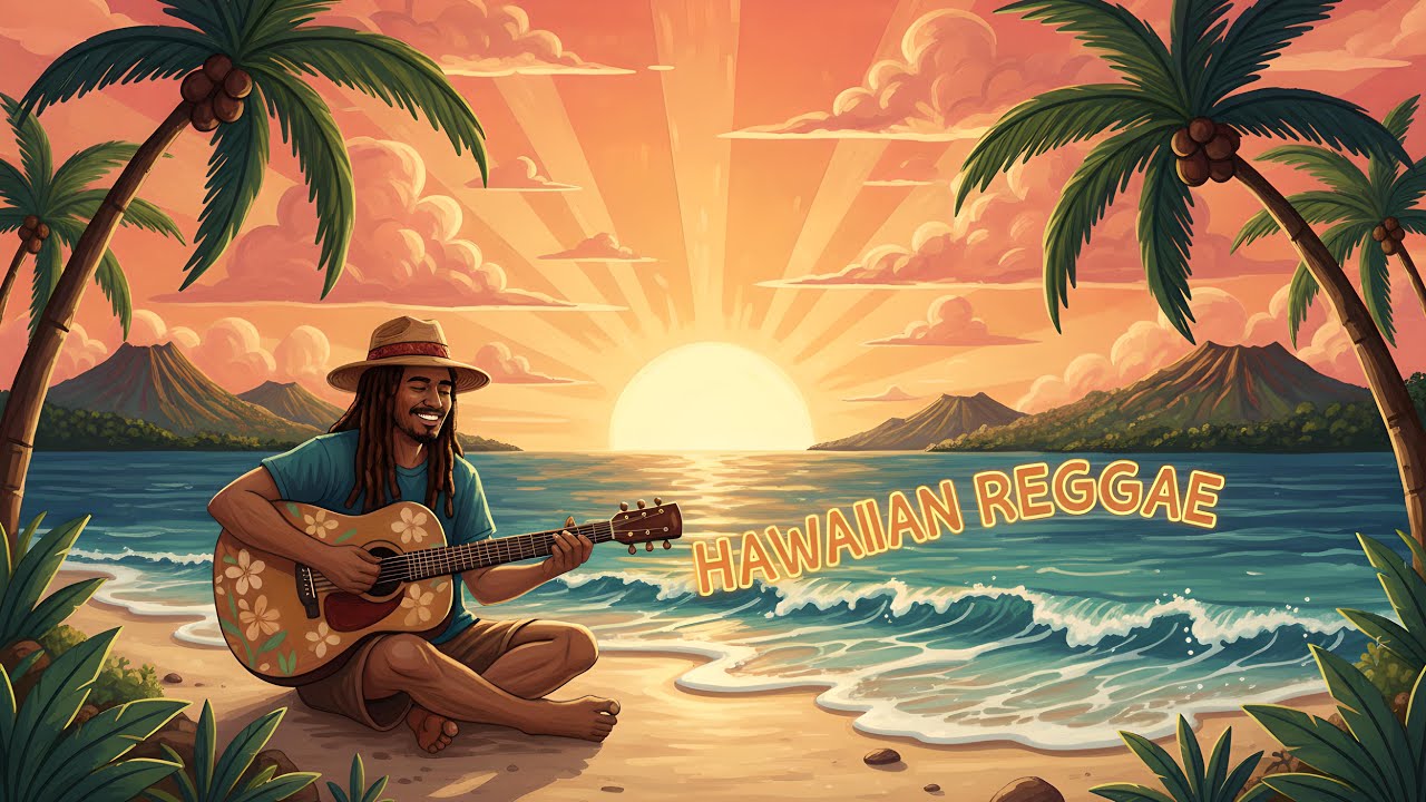 Laid-back Hawaiian Reggae Mix 2026 | Strumming Sunset Vibes
