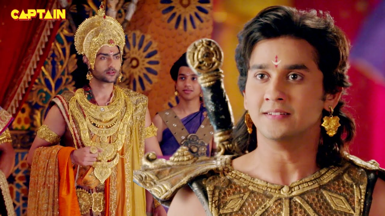 पहली बार मिले अभिमन्यु महान योद्धा अपने पिता अर्जुन से | Suryaputra Karn | Ep No. 182 | #महाभारत