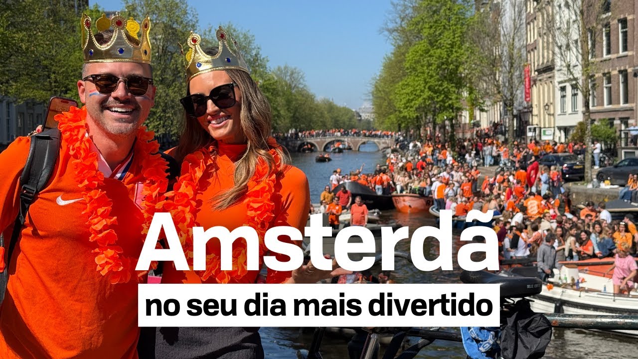 Como é o King´s Day em Amsterdã