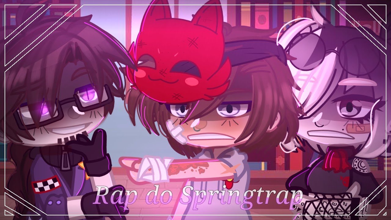 Afton family (AU) + Emilys react Rap do Springtrap/Iron Master/