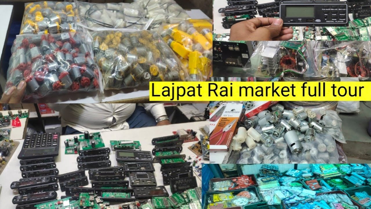 All types of Amplifier board, DC motors, Light,transformar, lithium battery, speakers, Lajpat Rai