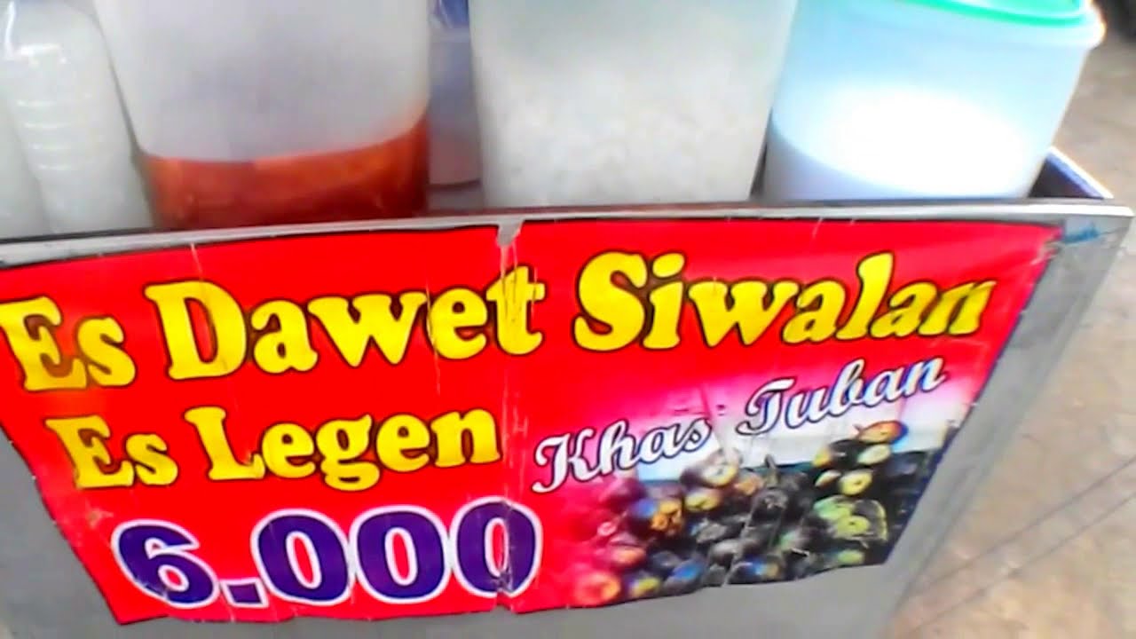 Es Dawet Siwalan and Es Legen Tuban (Beverege) in Tulungagung City | Indonesia Traditional Beverage