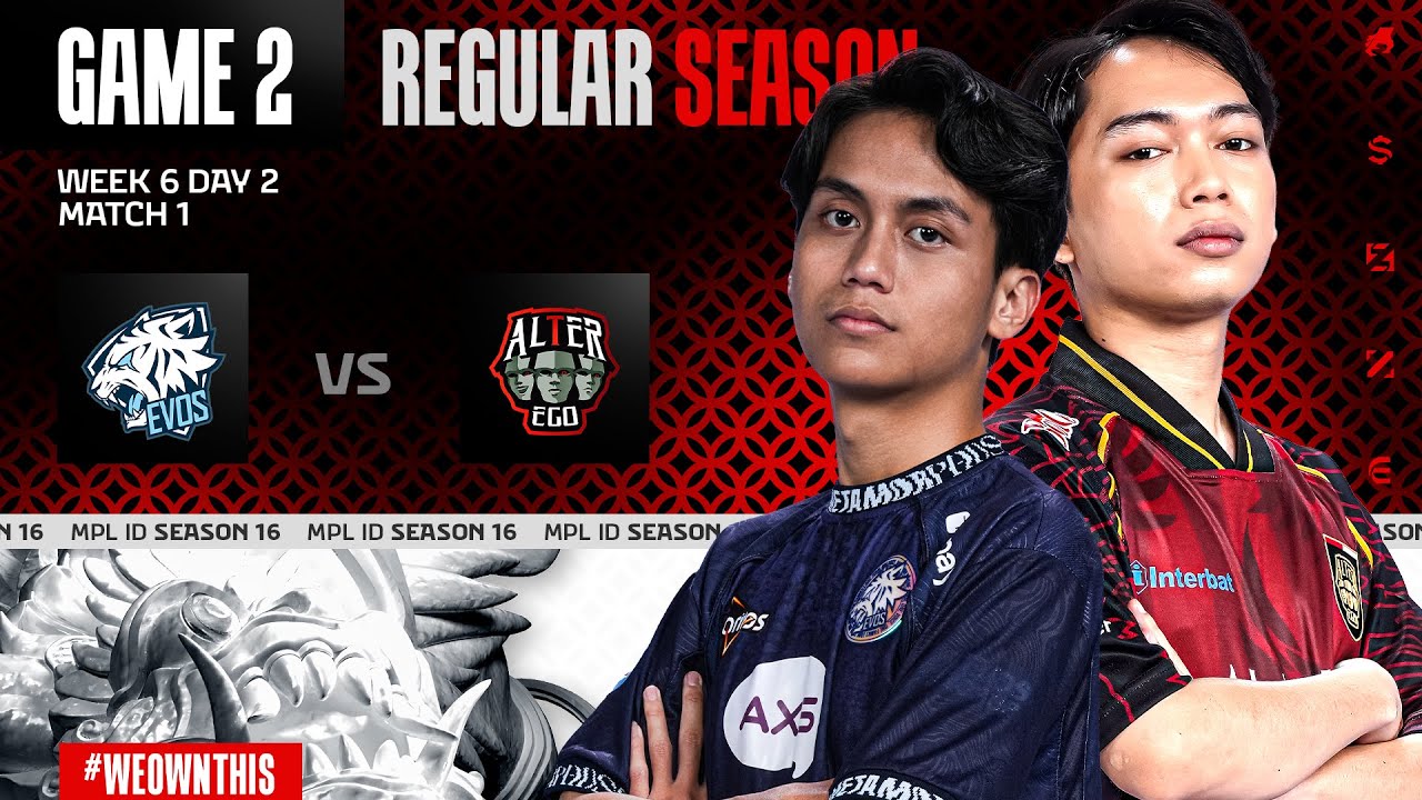 EVOS vs ALTER EGO | Regular Season Week 6 Day 2 | Game 2 | #MPLIDS16