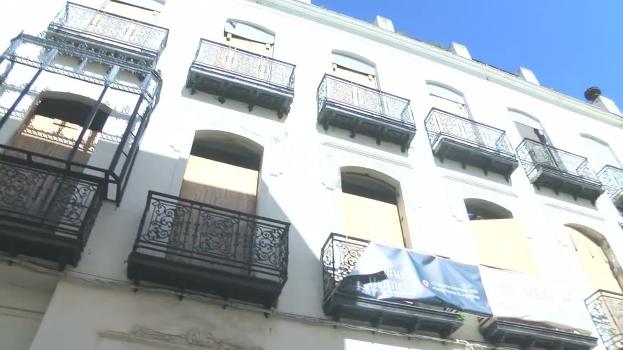 Actuaciones en un edificio en el número 10 de la calle General Castaños