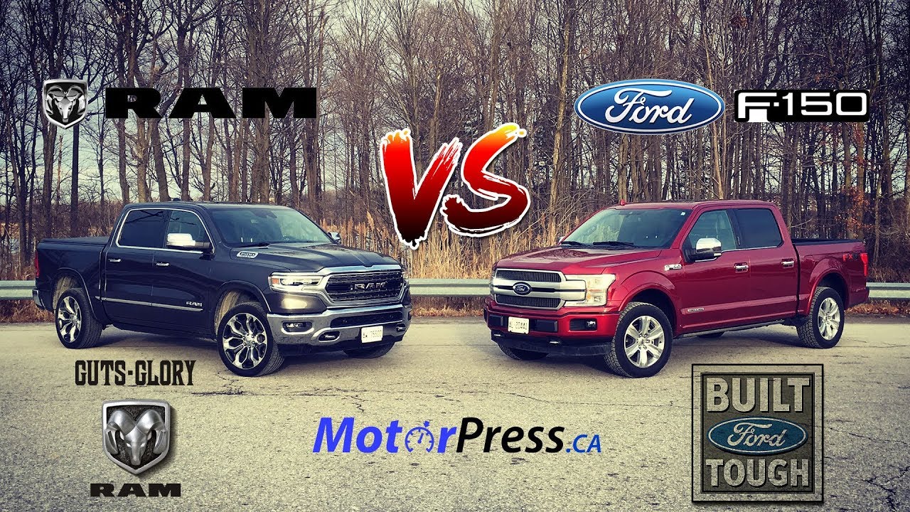 Сравнение Ram 1500 Limited 2019 года и Ford F-150 Platinum Diesel 2019 года — роскошь в работе — ...